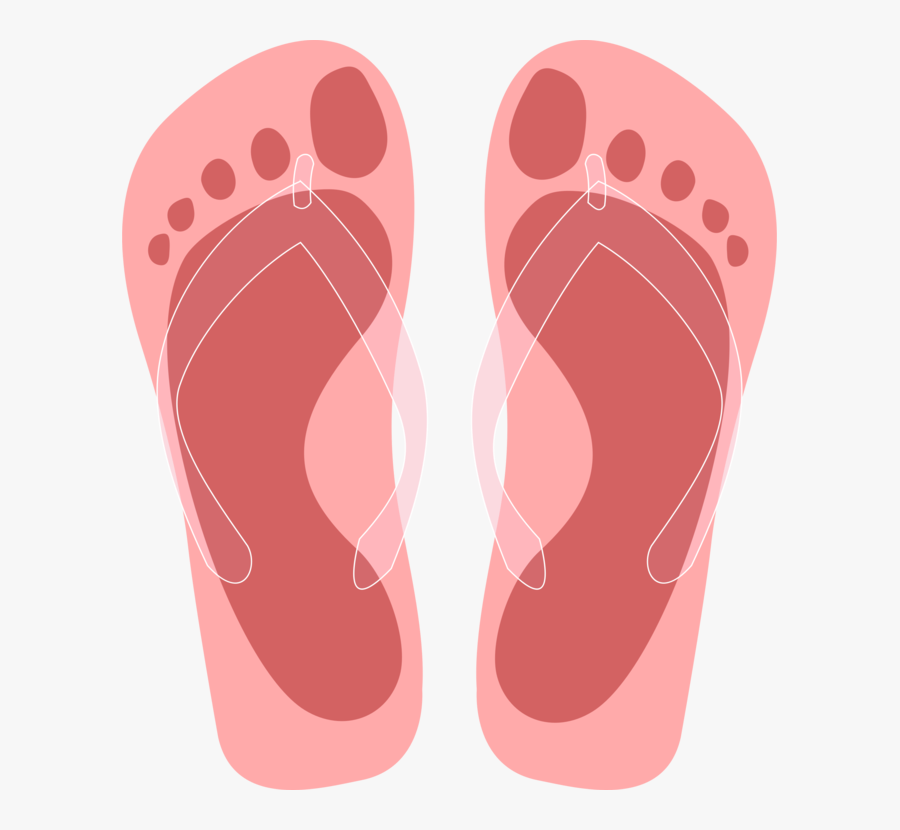 Flip Flop Free To Use Clipart - Illustration, Transparent Clipart