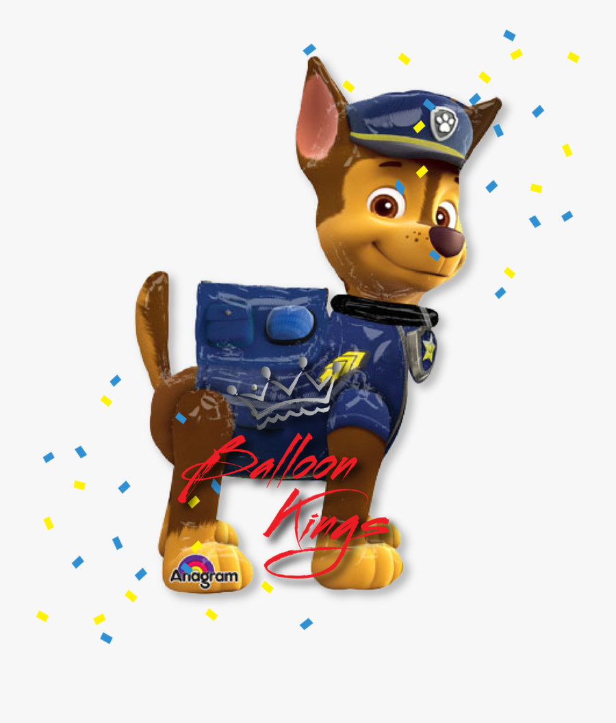 Paw Patrol Chase Airwalker - Transparent Chase From Paw Patrol, Transparent Clipart
