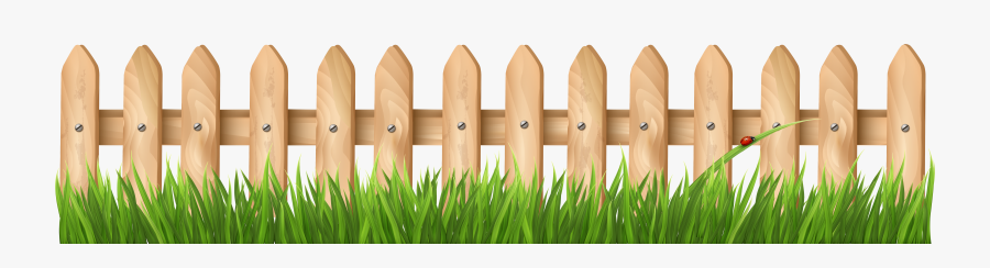 Fence With Grass Transparent Png Clipart - Fence Clipart Png, Transparent Clipart