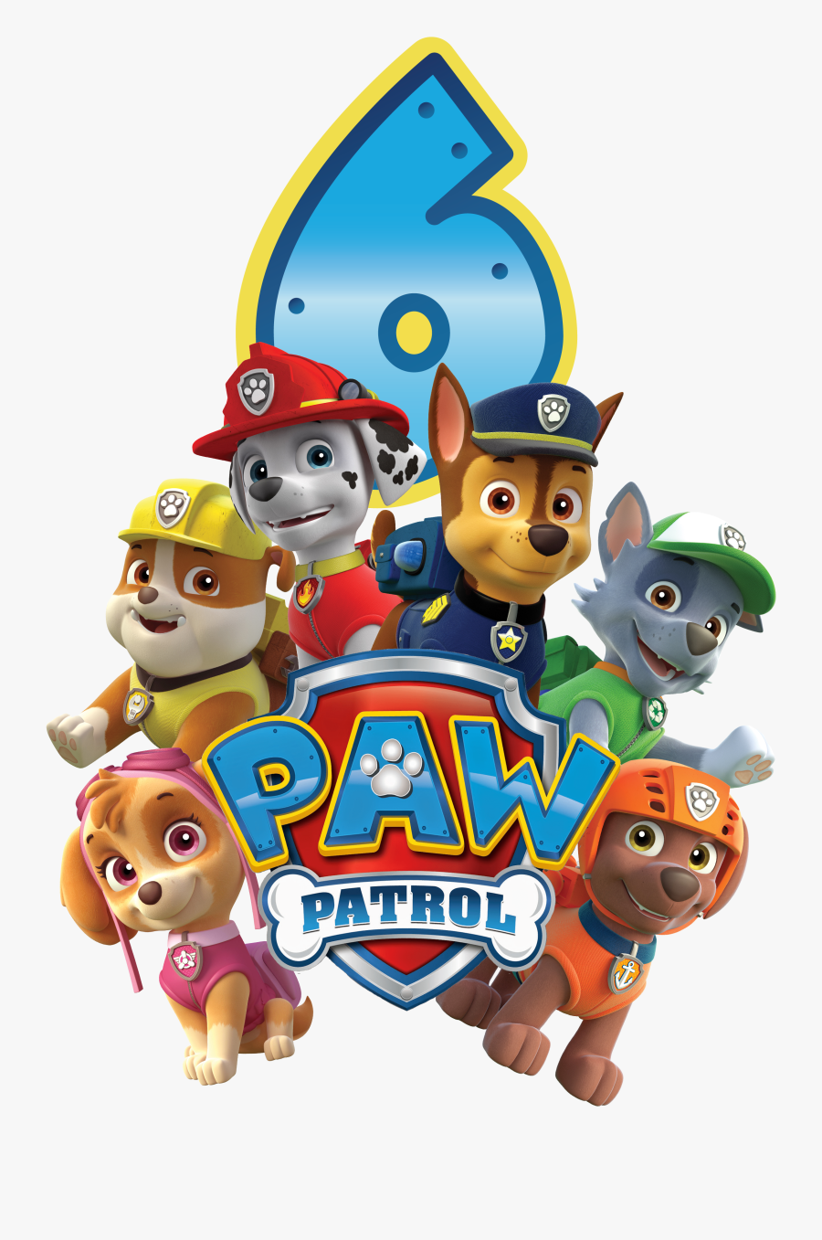 Transparent Paw Patrol Clipart Png - Paw Patrol Birthday Png, Transparent Clipart
