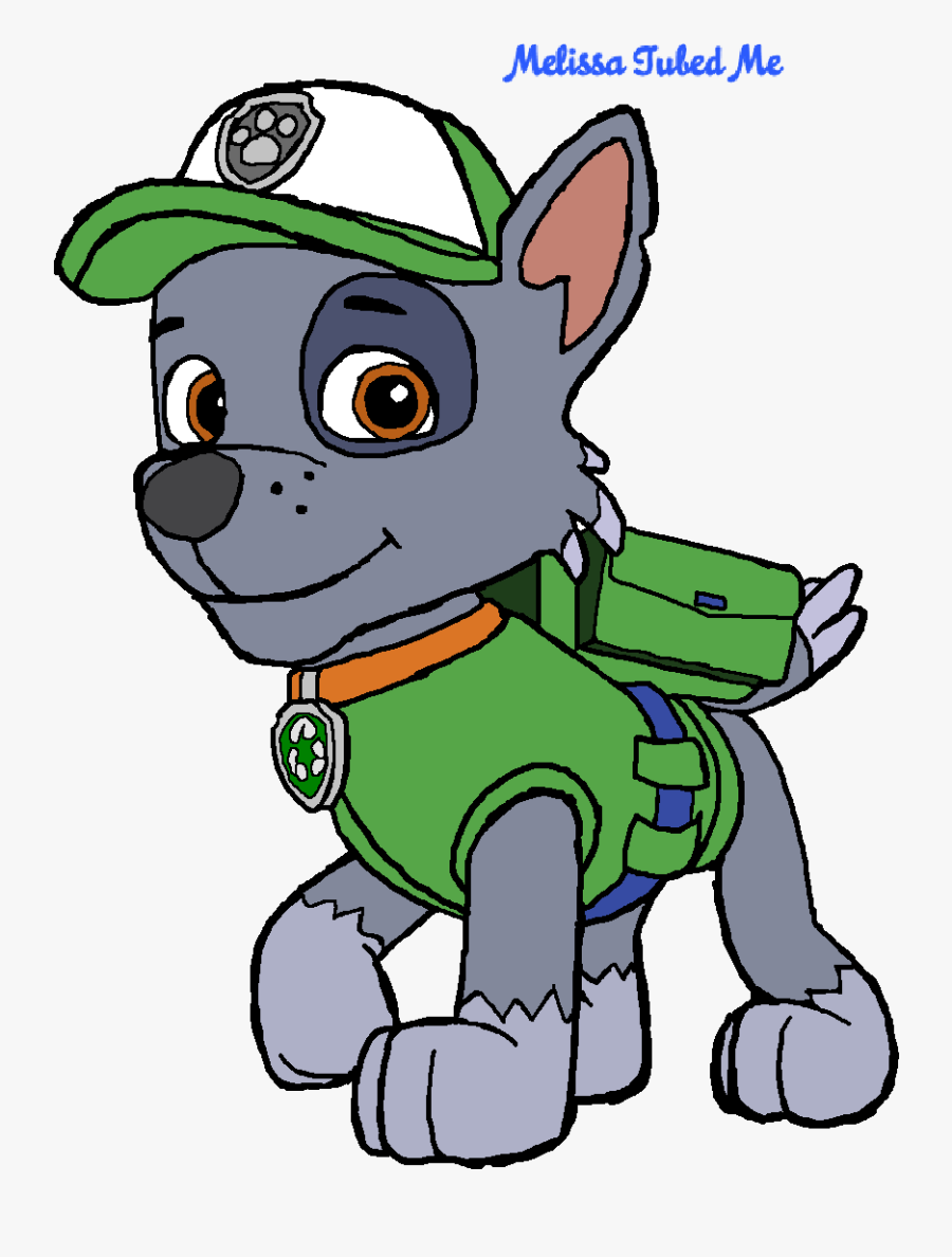 Rocky Recycler Pup Paw Patrol Clipart - Rocky Paw Patrol Drawing, Transparent Clipart