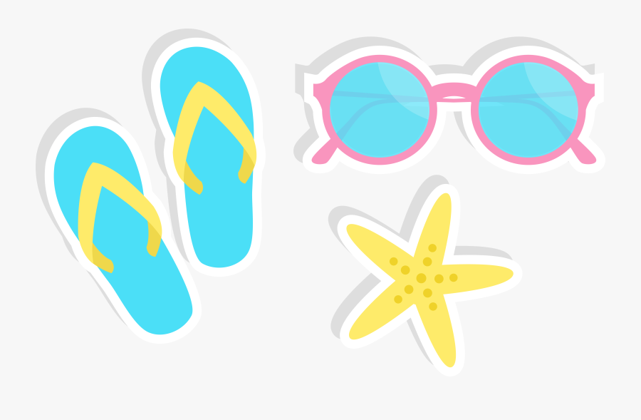 Vector Free Stock Slipper Clip Art Cartoon - Flip-flops, Transparent Clipart