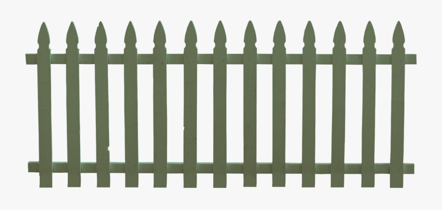 Clipart Fence - Vector White Picket Fence Png, Transparent Clipart
