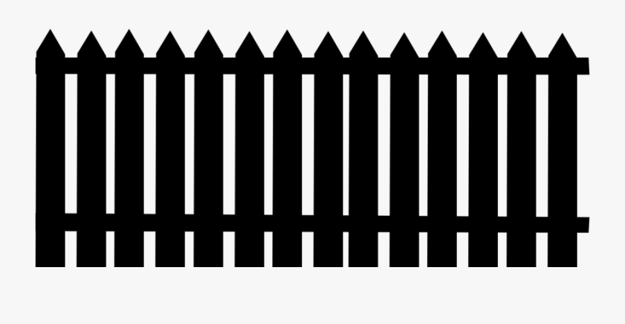 Picket Fence Clipart - Bird On Fence Silhouette, Transparent Clipart