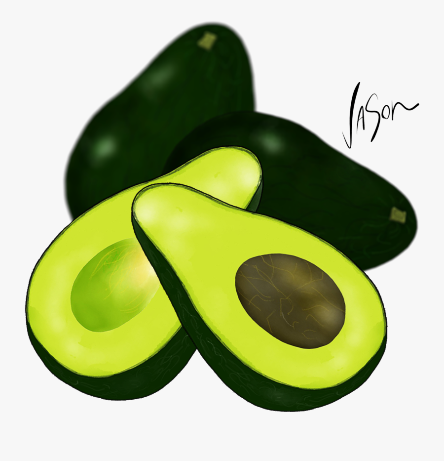 Transparent Avocado Clipart Png, Transparent Clipart