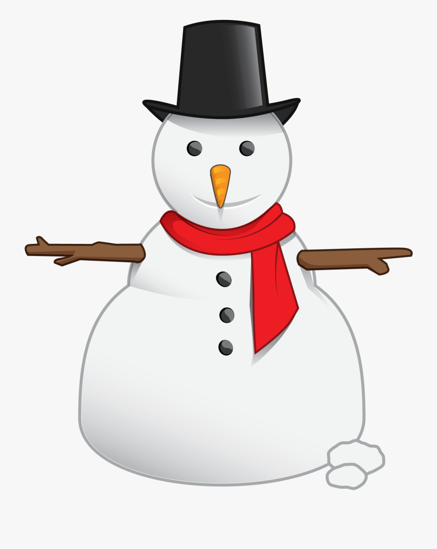 Free Snowman Clipart - Transparent Snowman Clipart Png, Transparent Clipart