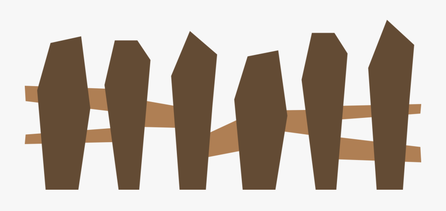 Transparent White Picket Fence Clipart - Wooden Fence Clipart, Transparent Clipart