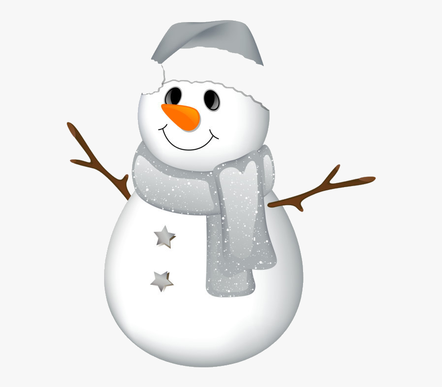 Snowman Clip Art Transparent With Grey Hat Clipart - Snowman Clipart Transparent Background, Transparent Clipart