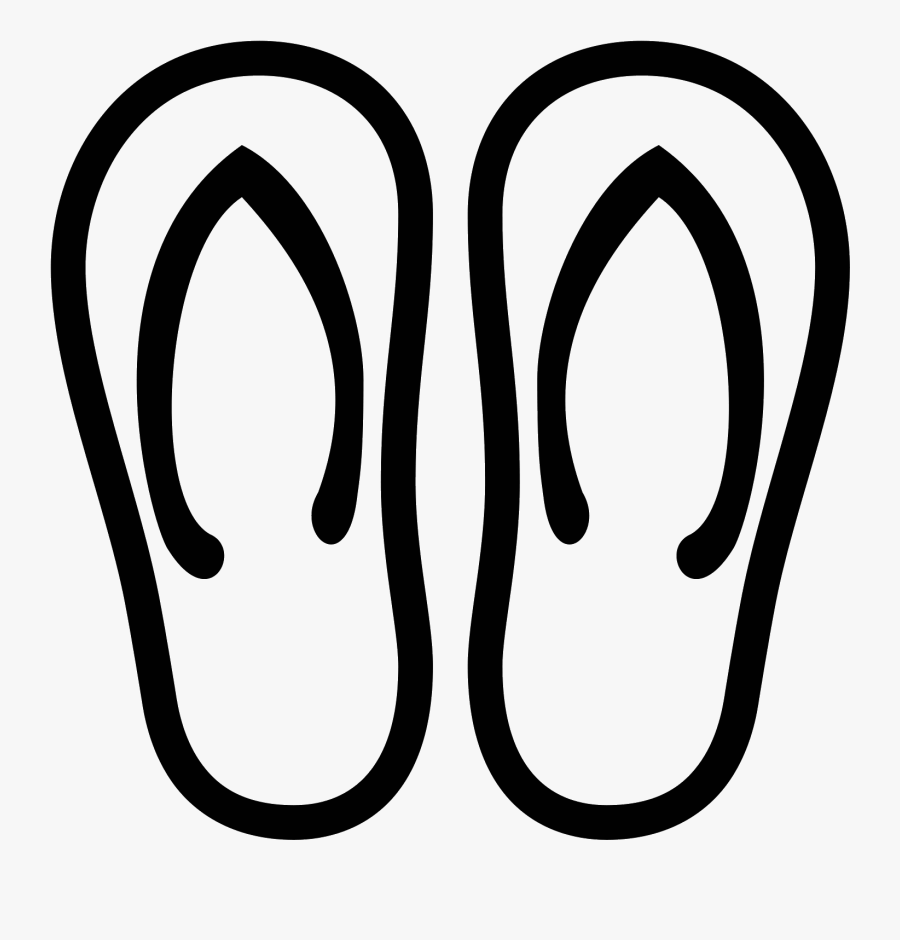 Flip Flops Icon - Flip Flop Icon Png, Transparent Clipart