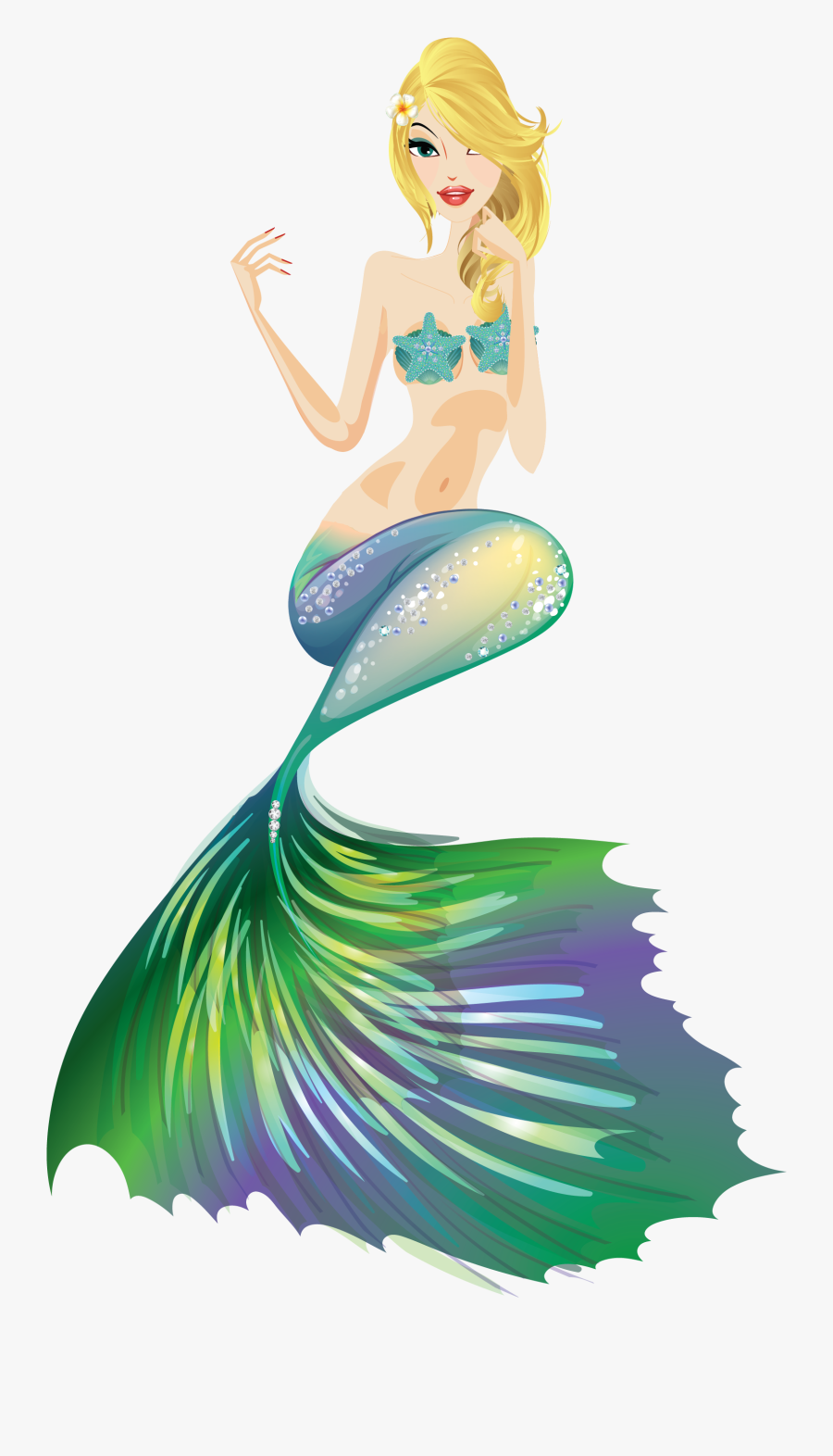 Mermaid ,freebies , Free, Clip Art, Love , Heart, Love - Jal Pari Png, Transparent Clipart