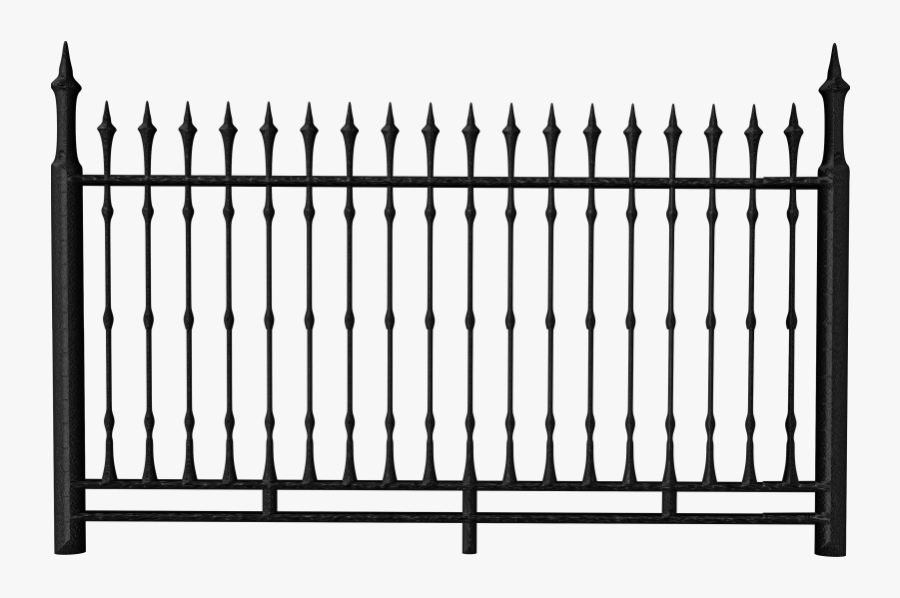 House With Fence Clipart - White House, Transparent Clipart