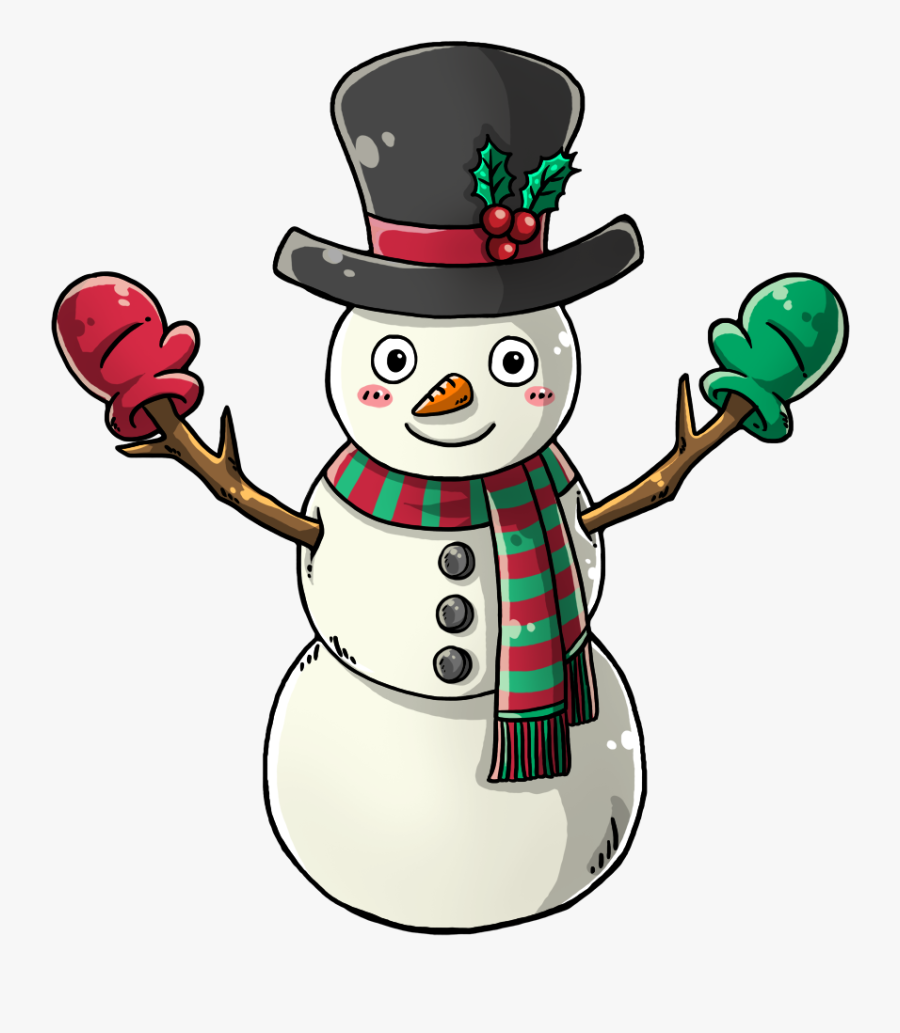Snowman Free To Use Clip Art - Cartoonsnowman, Transparent Clipart