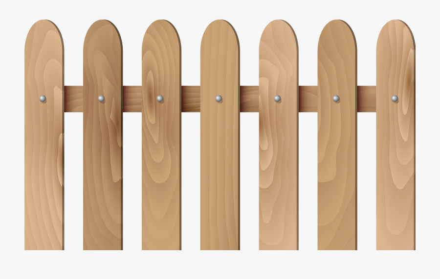 Fence Clipart Transparent - Transparent Background Wood Fence Png, Transparent Clipart