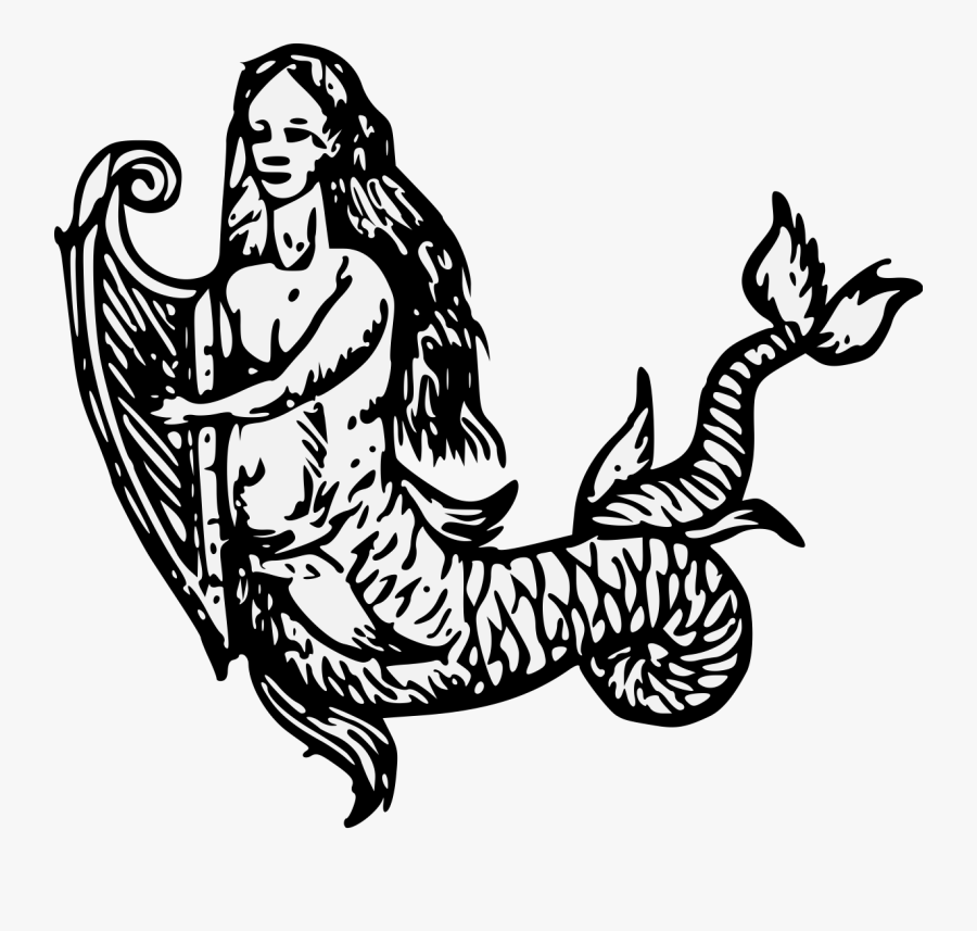 Mermaid Clip Art, Transparent Clipart