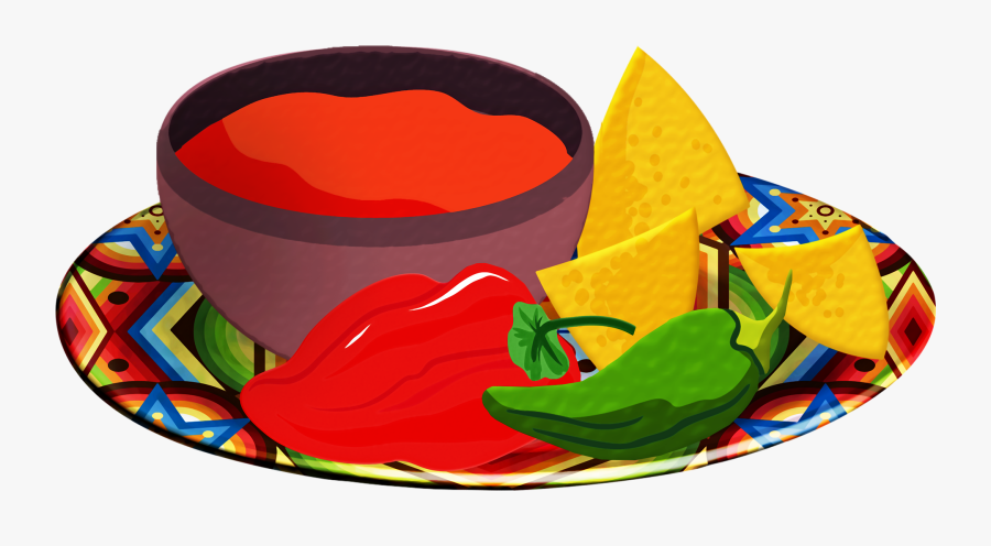 Transparent Chips And Salsa Clipart, Transparent Clipart