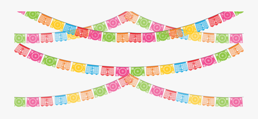 Banner Clipart Cinco De - Papel Picado Banner Png, Transparent Clipart