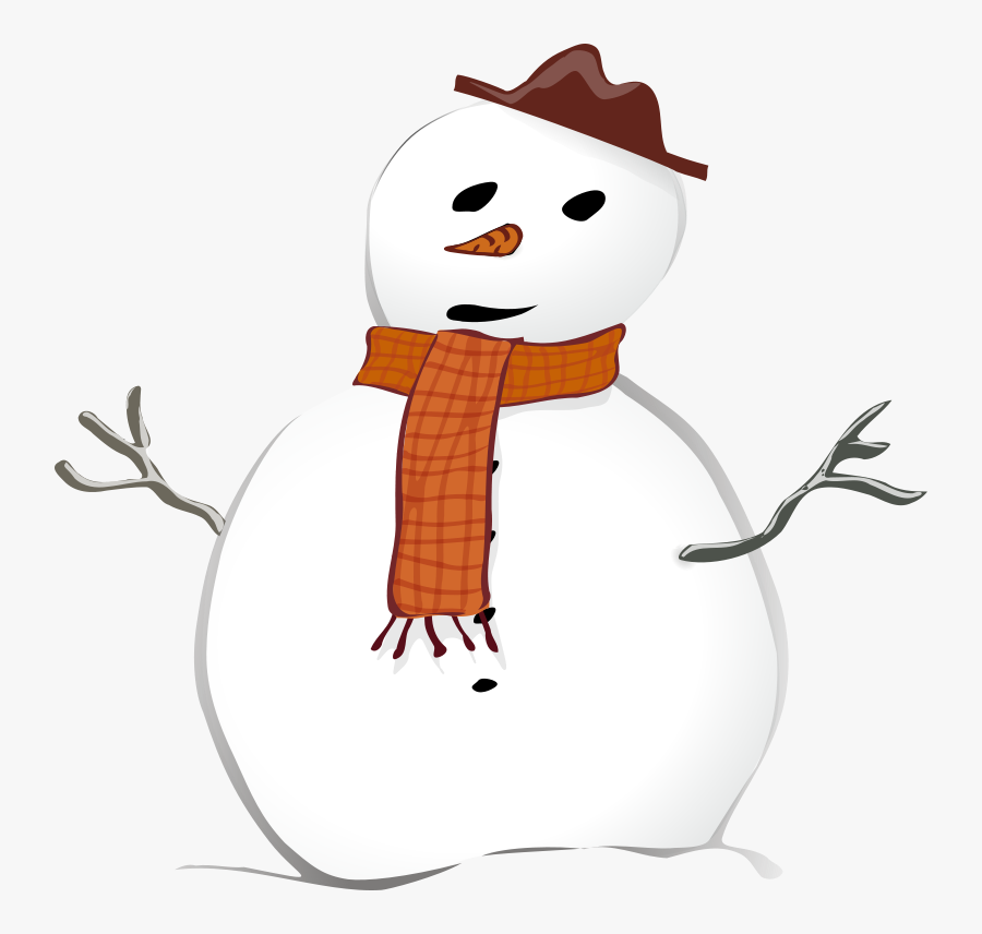 Snowman,art,joint - Snowman With White Background, Transparent Clipart