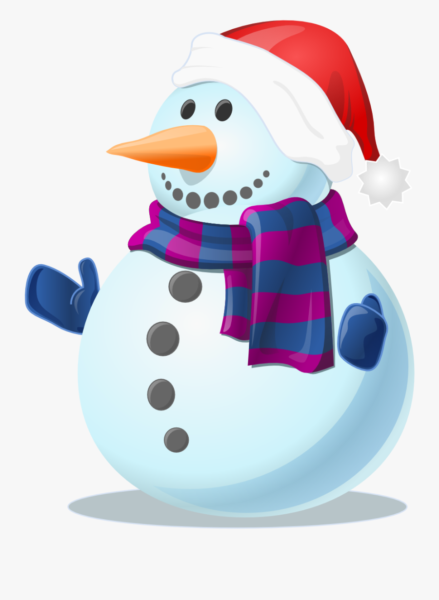 Christmas Snowman Clip Art - Snowman Png, Transparent Clipart