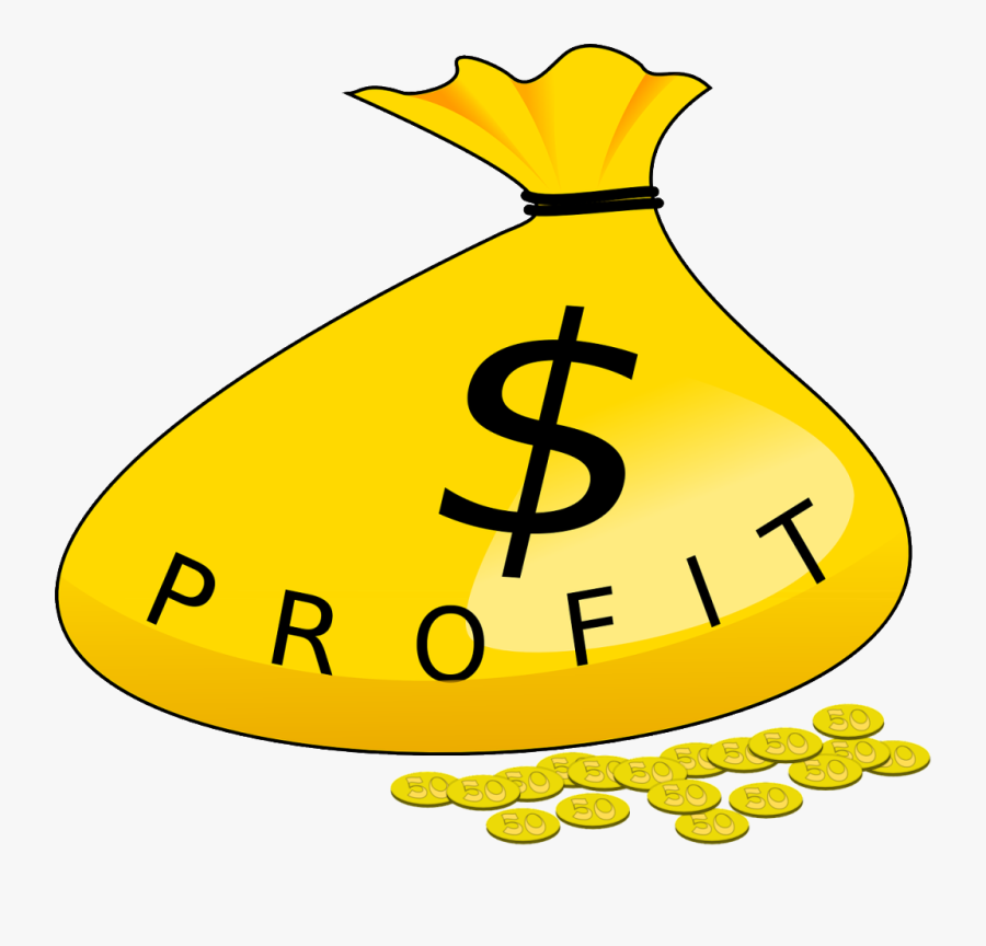Money, Bag, Profit, Gold, Coins, Wealth, Investment - Profit Clip Art, Transparent Clipart