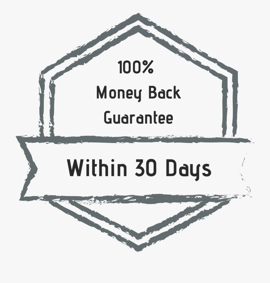 100% Money Back Guarantee - Vector Graphics, Transparent Clipart