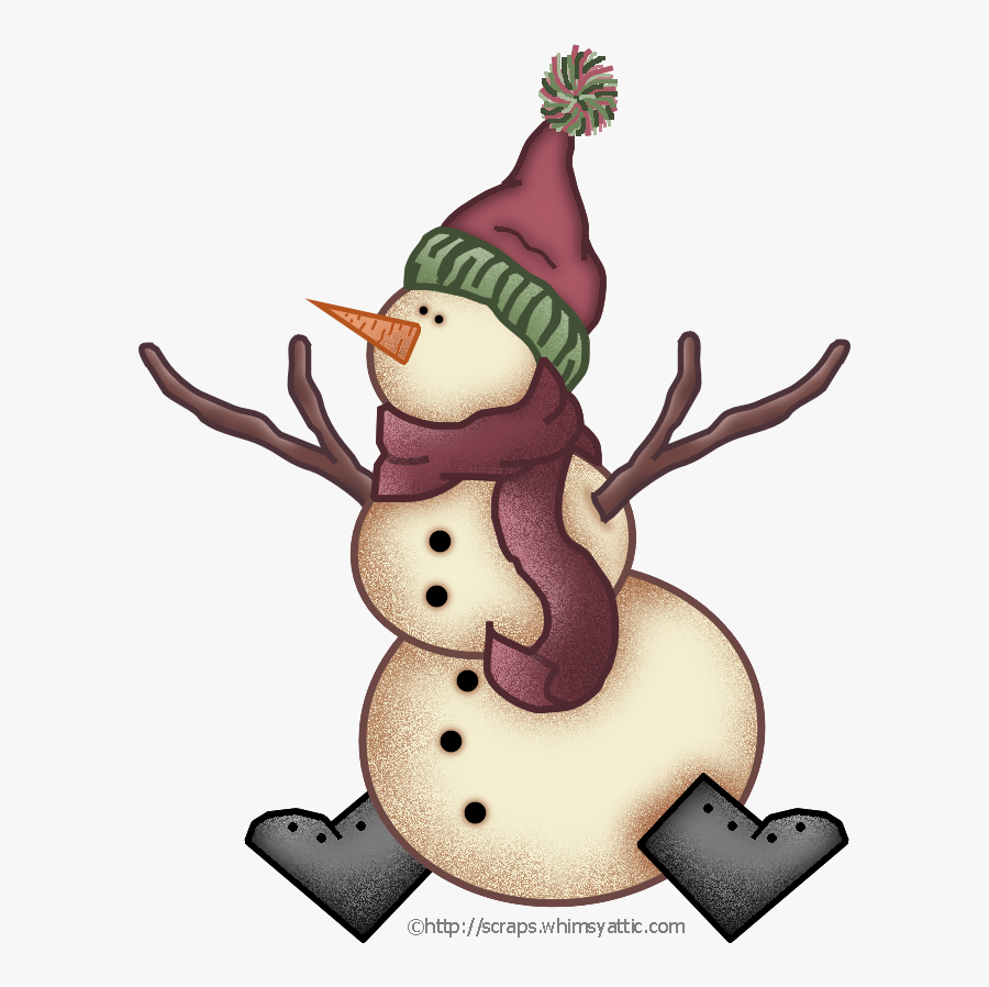 Transparent Snowman Clipart - Snowman, Transparent Clipart