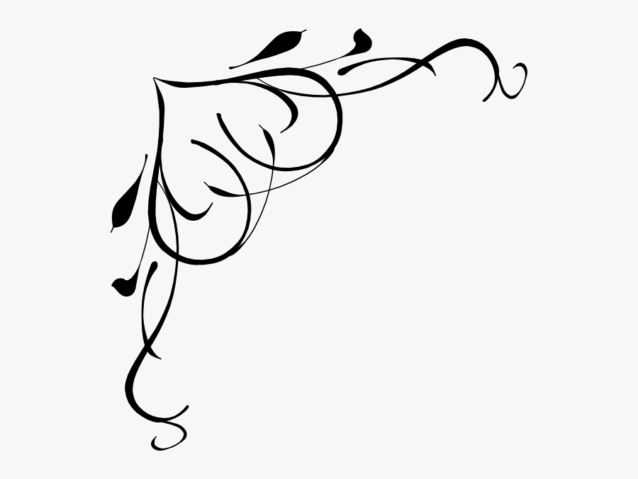 Black Heart Border - Border Design Blue And Pink, Transparent Clipart