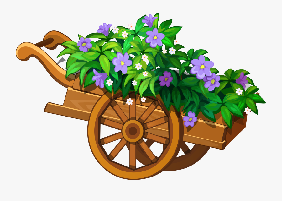 Fence Clipart Flower Gardening Pencil And In Color - Garden Clip Art Png, Transparent Clipart