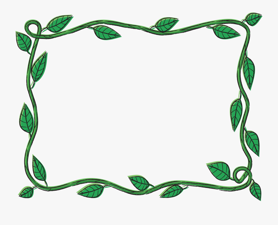 Vine Border Clip Art At Clker - Vine Frame Clip Art, Transparent Clipart
