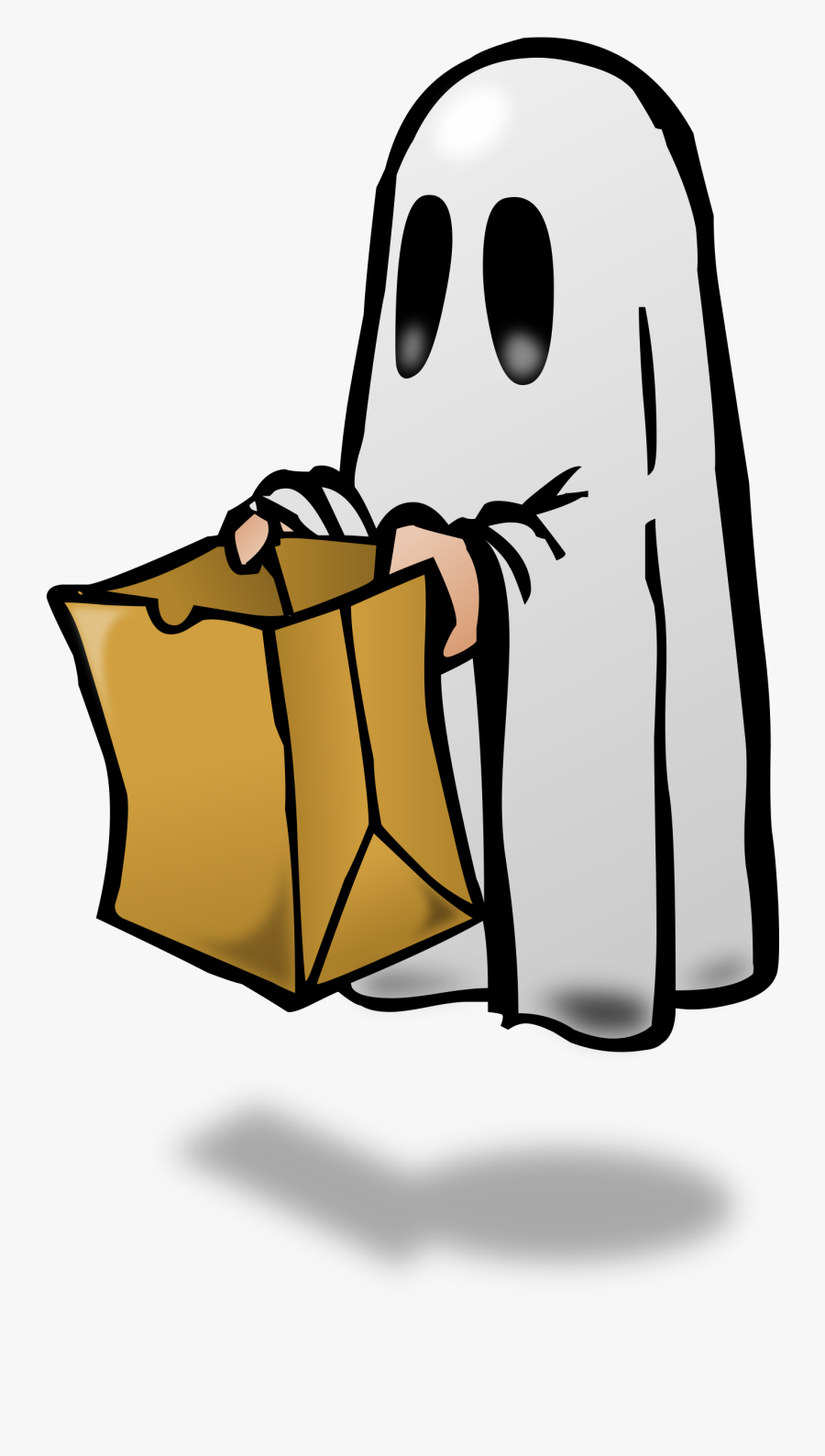 Trunk Or Treat Ghost Trick Or Treat Vector Clipart - Trick Or Treat Ghost, Transparent Clipart