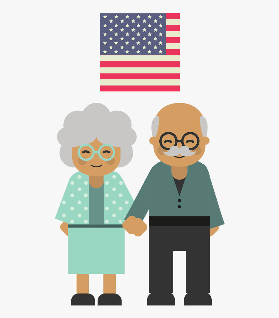 Veterans Day Clipart - Celebrate Grandparents In Church, Transparent Clipart