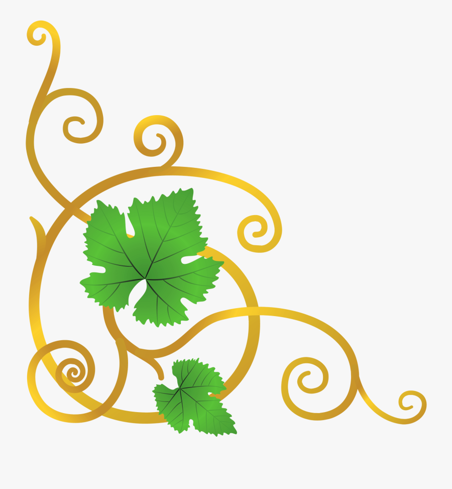 Transparent Vine Clipart - Leaf Transparent Background Transparent Vines, Transparent Clipart