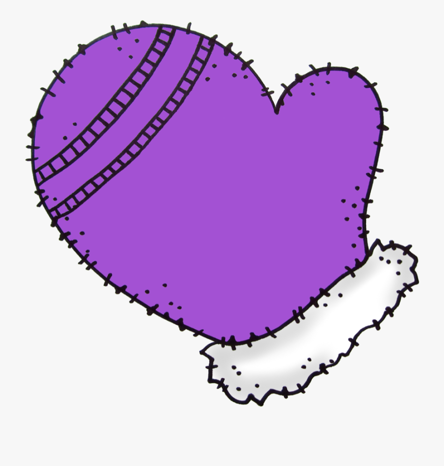 Mittens Pencil And In Color Snowman Clipart Border - Cute Mitten Clipart, Transparent Clipart