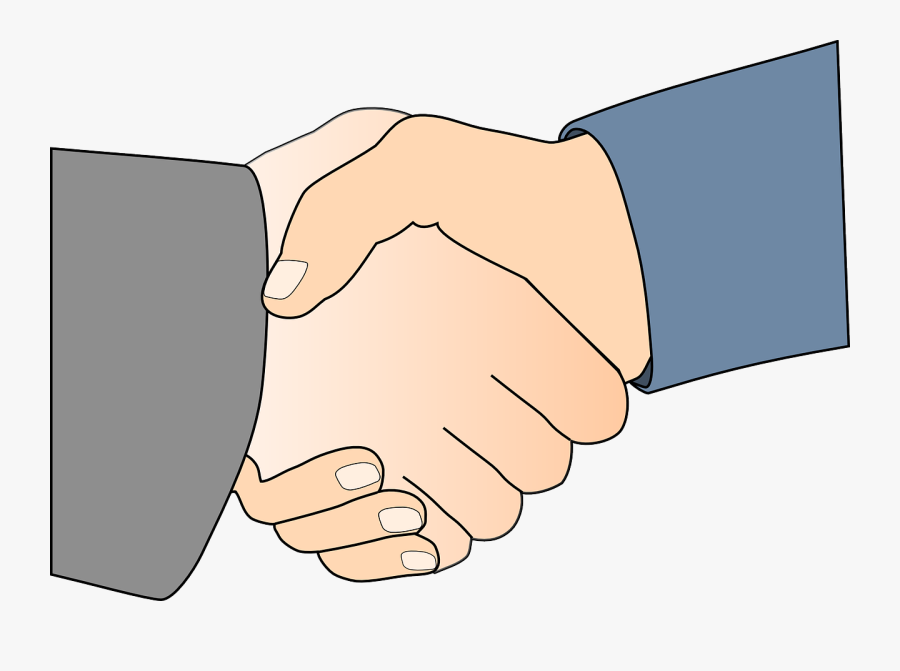 People Shaking Hands Clip Art, Transparent Clipart