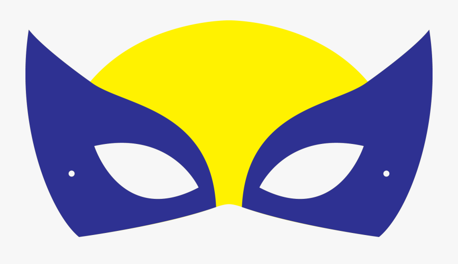 Mask Clipart Yellow - Wolverine Mask Clipart, Transparent Clipart