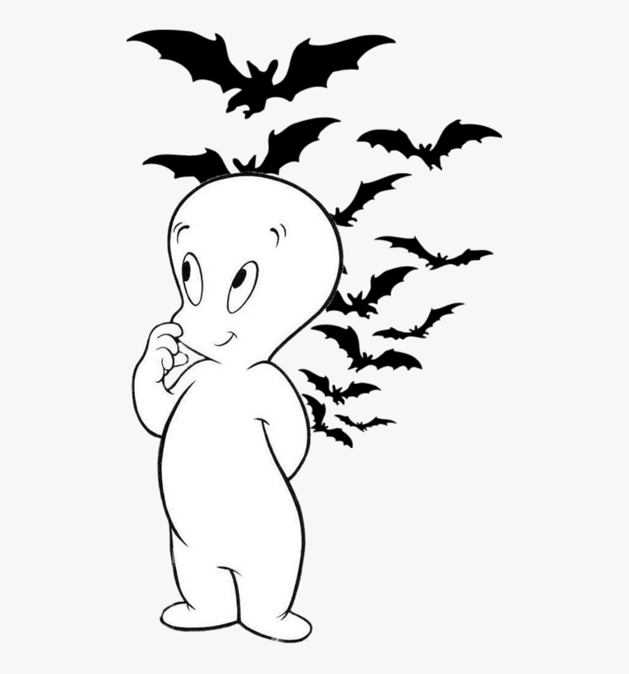 #mq #bat #bats #casper #ghost #white - Bat Png, Transparent Clipart