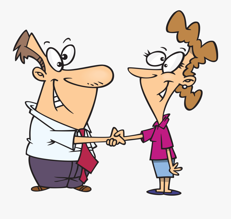 Hand Shake Clipart Free Clip Art Of Handshake - Greeting Clipart, Transparent Clipart