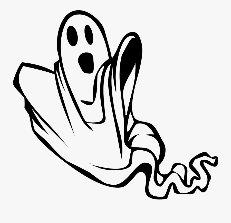 Ghost - Transparent Scary Ghost Clipart, Transparent Clipart