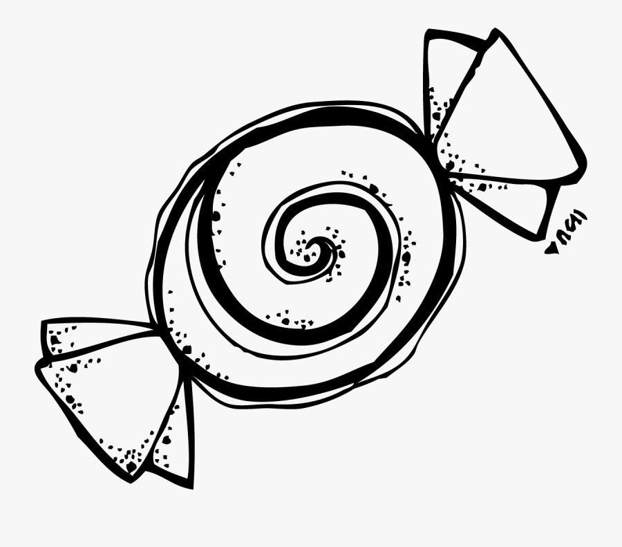 Black And White Candy Clip Art, Transparent Clipart