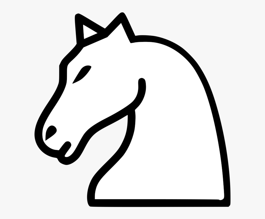 White Knight Chess Piece Png, Transparent Clipart