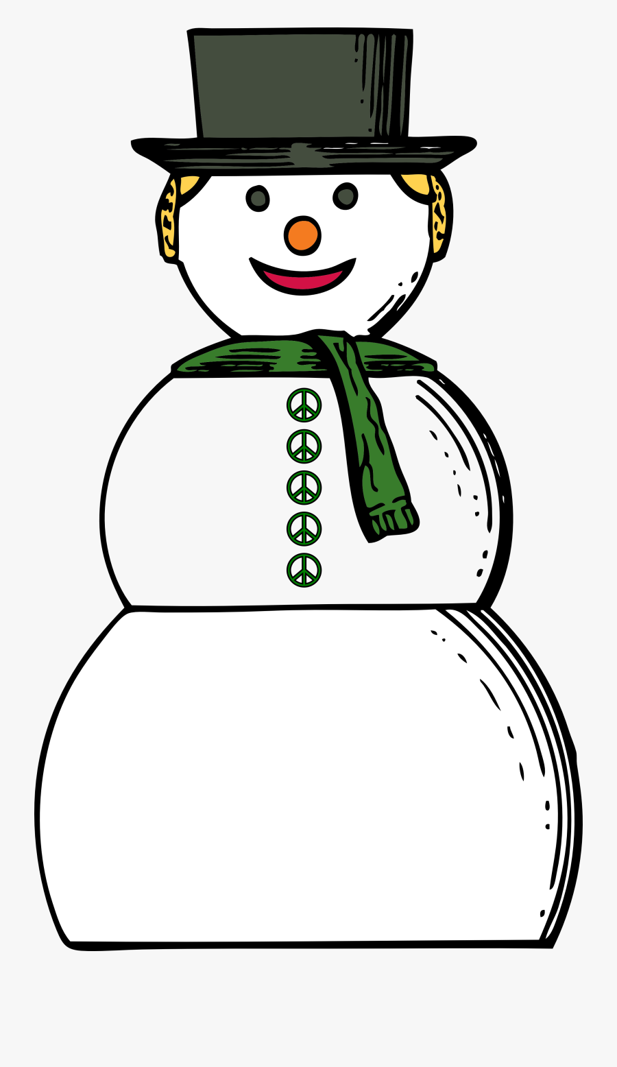 Snowman Clipart Face - Snow Clip Art, Transparent Clipart