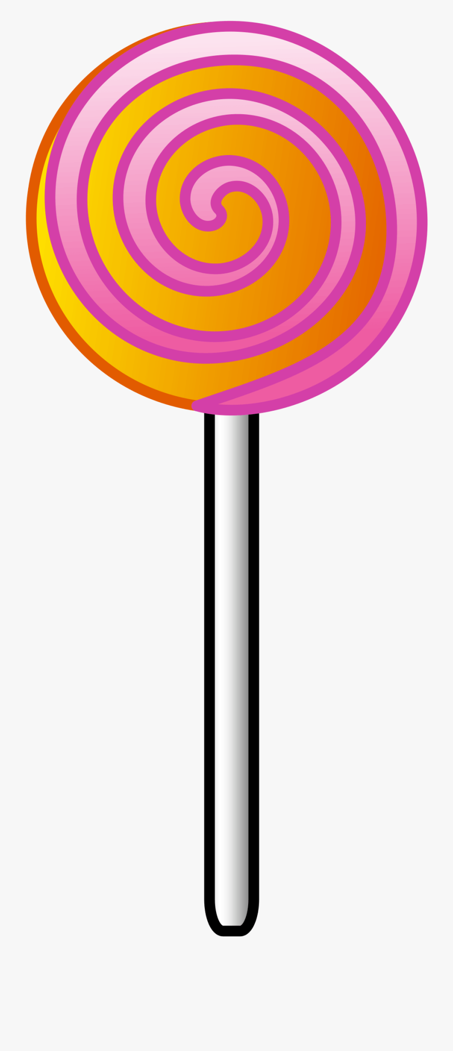 Clipart Striped Lollipop - Lollipop Clipart, Transparent Clipart