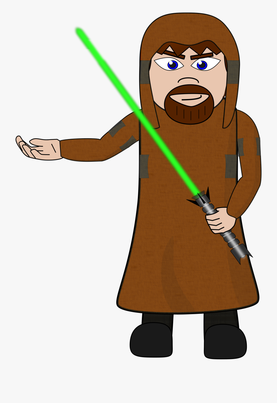Jedi Knight Vector Clipart Free Public Domain Stock - Jedi Clipart, Transparent Clipart