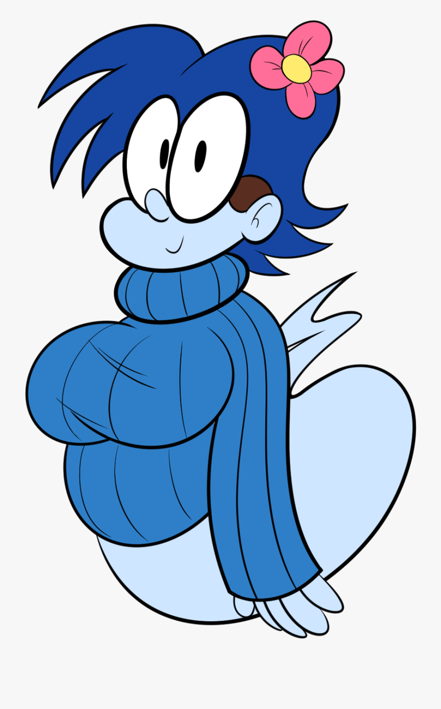 Here"s My Shortstack Ghost Girl Oc, Luna - Cartoon, Transparent Clipart