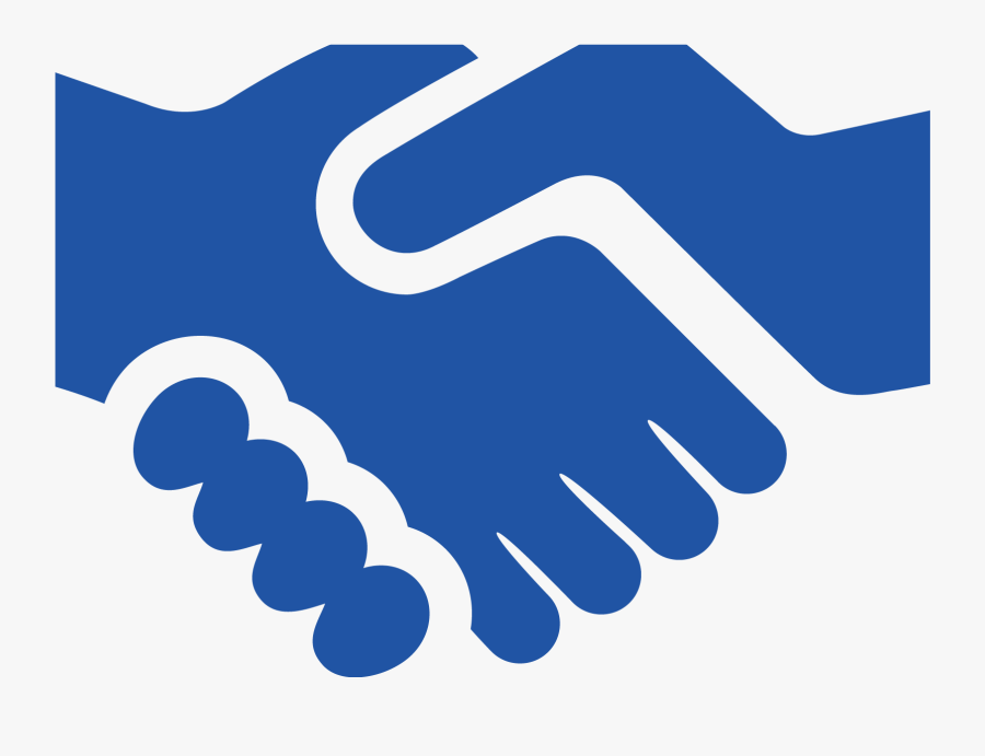 Pictures Of Hand Shaking Group - Blue Handshake Clip Art, Transparent Clipart