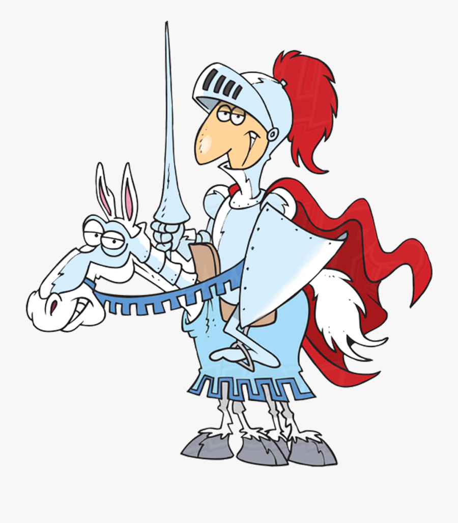 The Only Piece That Can Move On The First Move Of Chess - Cartoon Knight In Shining Armor, Transparent Clipart