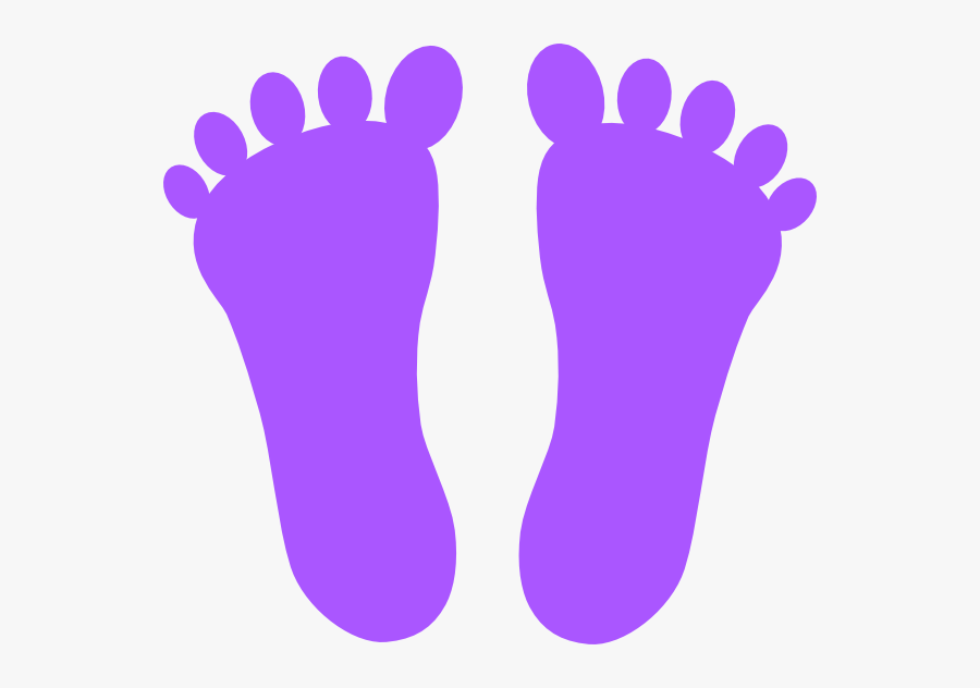 Transparent Foot Steps Png - Easy To Draw Feet, Transparent Clipart