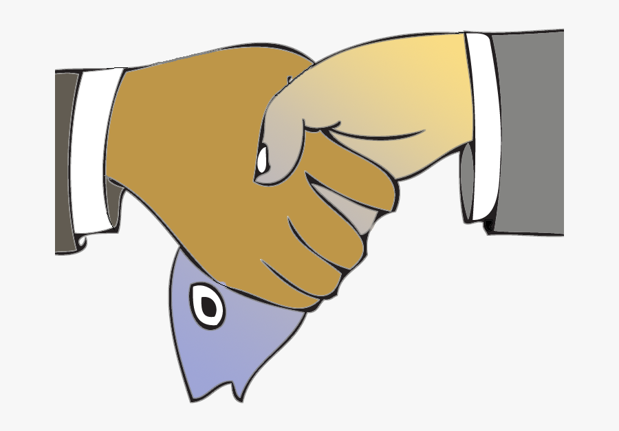 Transparent Handshake Clipart - Cartoon, Transparent Clipart