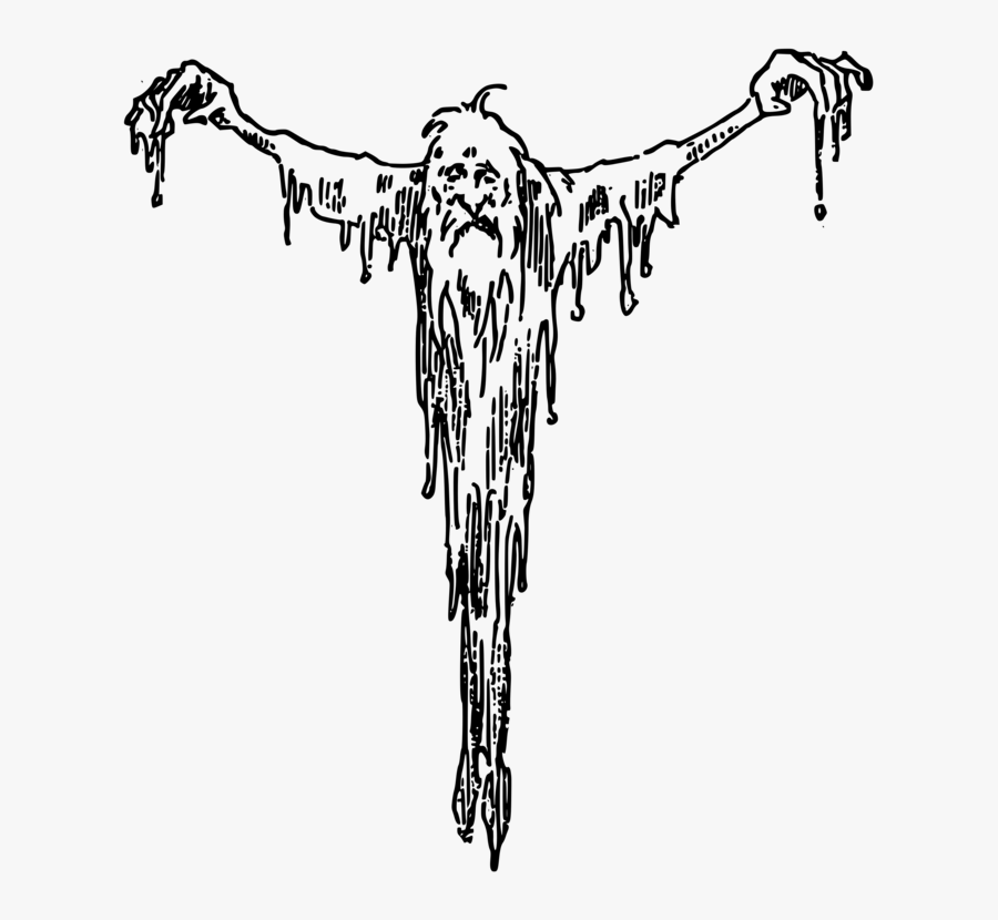 Art,monochrome Photography,carnivoran - Human Ghost Clipart, Transparent Clipart