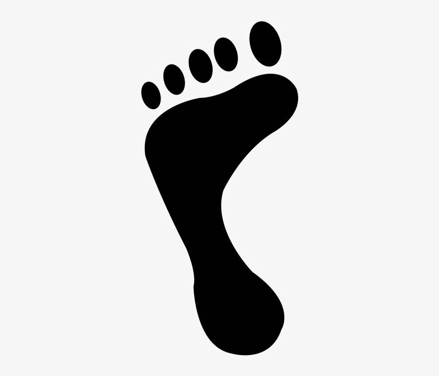 Foot Reprint Pair - Как Нарисовать Следы Человека, Transparent Clipart