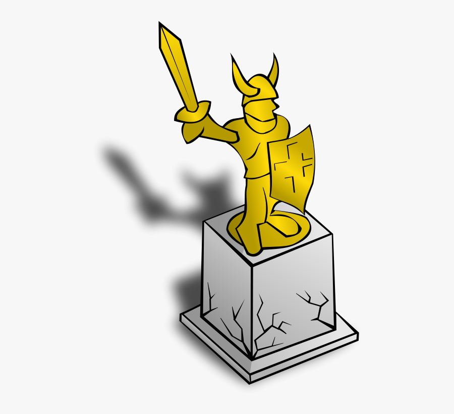 Knight Clipart Statue - Clipart Of Statue, Transparent Clipart